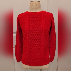 GAP Cable Knit Crewneck Sweater